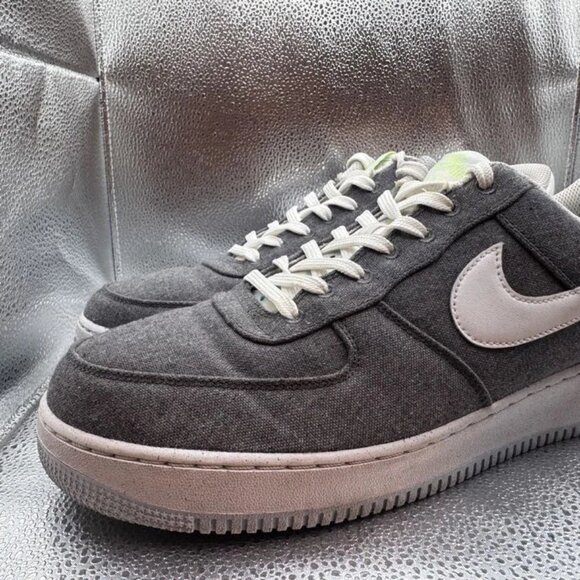 Size 13 Nike Air‎ Force 1 '07 Recycled Pack Iron Grey Sneakers CN0866-002 - Picture 5 of 12